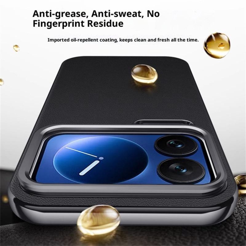 Hoesje Xiaomi 17 Pro Max Metalen Frame En Geïntegreerde Standaard