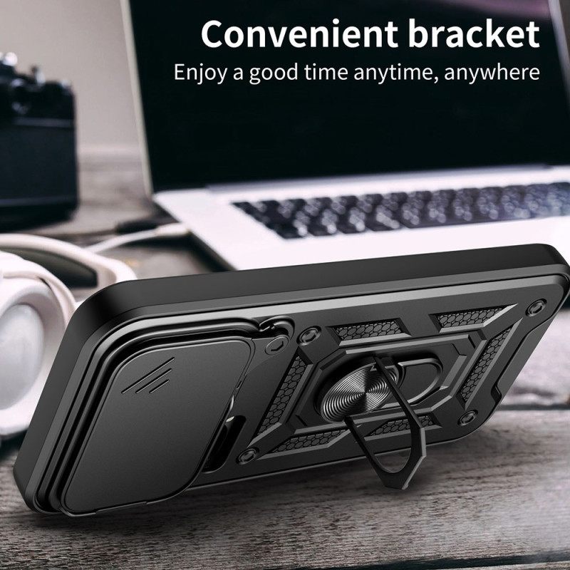 Hoesje Xiaomi 17 Pro Max Schuifbare Cameracover Standaard