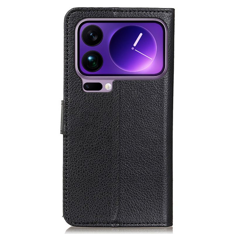 Leren Hoesje Voor Xiaomi 17 Pro Max Traditioneel Kunstleer