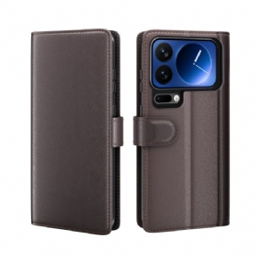 Leren Hoesje Xiaomi 17 Pro Max Echt Leer