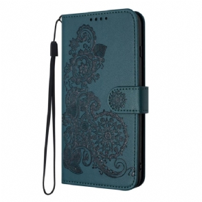 Leren Hoesje Xiaomi 17 Pro Max Kanten Mandala Bescherming Hoesje