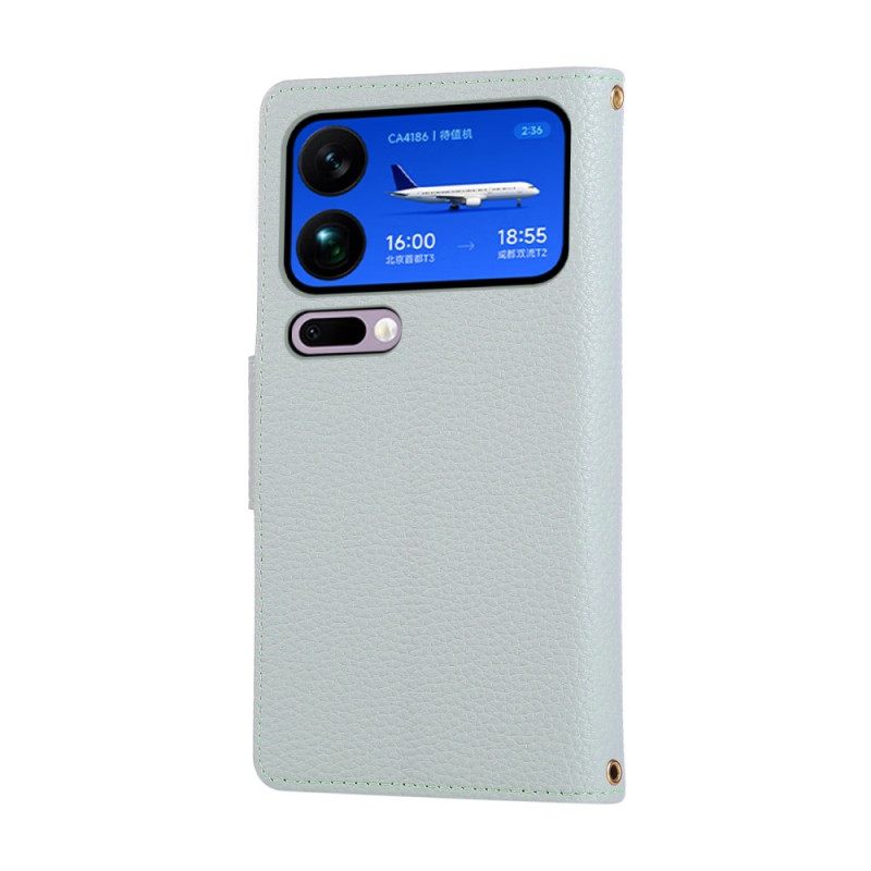 Leren Hoesje Xiaomi 17 Pro Max Vintage Portemonnee Met Rits