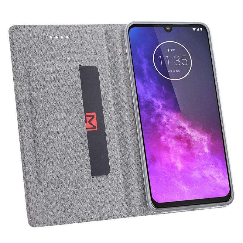 Flip Case voor Motorola Moto G8 Plus Ondersteuningsfunctie Voor Bretels