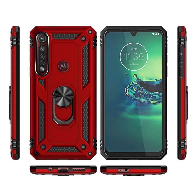 Hoesje voor Motorola Moto G8 Plus Anti-fall Hybride Ondersteuningsfunctie