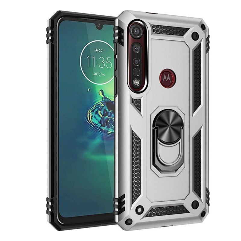 Hoesje voor Motorola Moto G8 Plus Anti-fall Hybride Ondersteuningsfunctie
