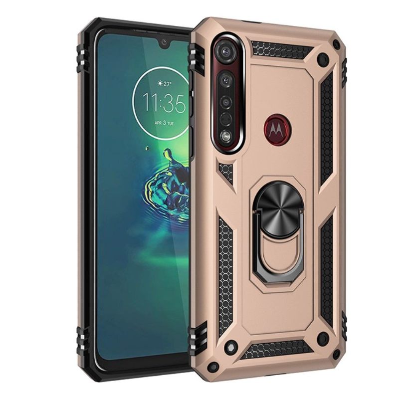 Hoesje voor Motorola Moto G8 Plus Anti-fall Hybride Ondersteuningsfunctie