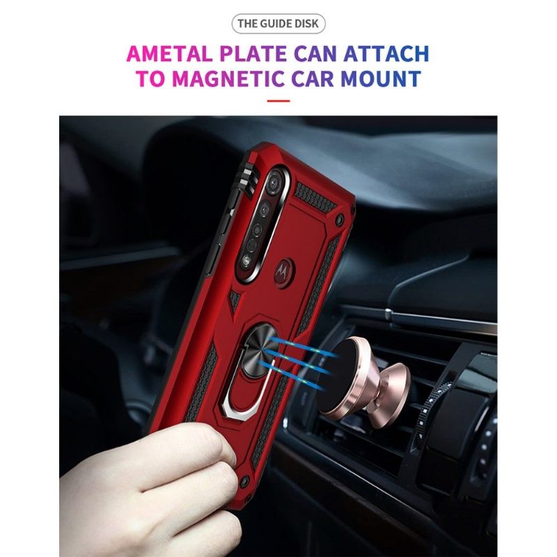 Hoesje voor Motorola Moto G8 Plus Anti-fall Hybride Ondersteuningsfunctie