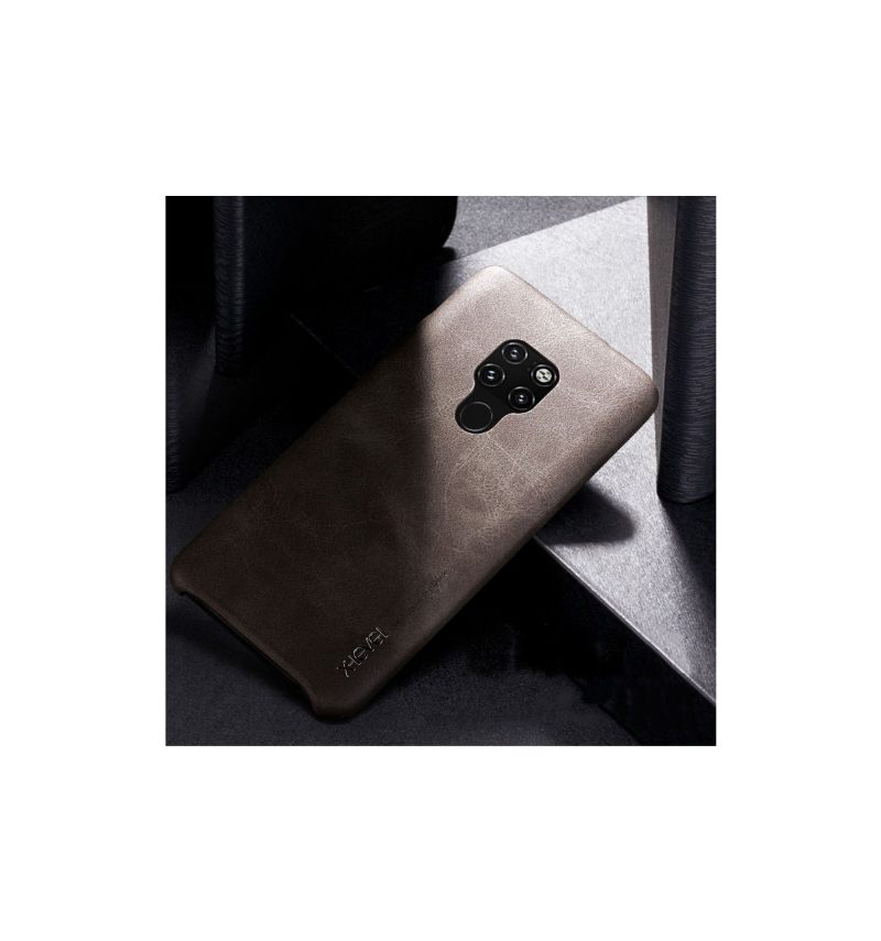 Hoesje voor Huawei Mate 20 Vintage Serie Leder - Bruin