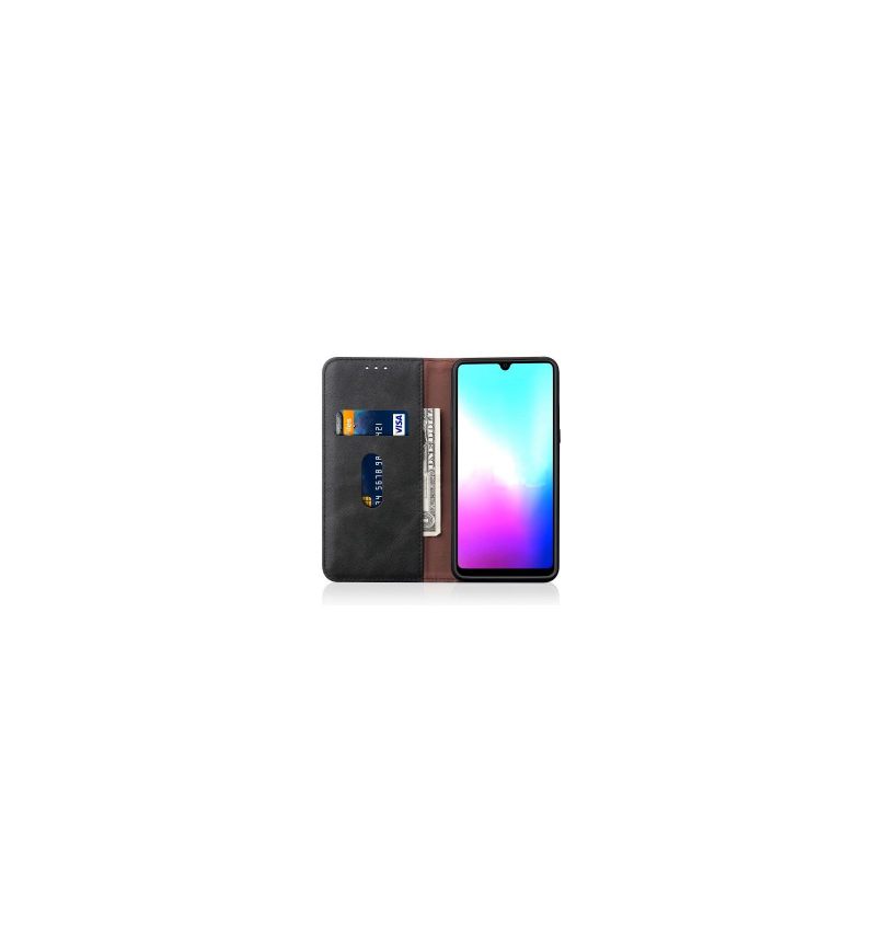 Leren Hoesje voor Huawei Mate 20 Bescherming Retro Smart Leder Effect