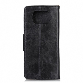 Cover voor Poco X3 / X3 Pro / X3 NFC Edouard Kunstleer