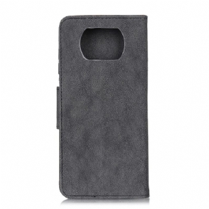 Cover voor Poco X3 / X3 Pro / X3 NFC Edouard Kunstleer Vintage