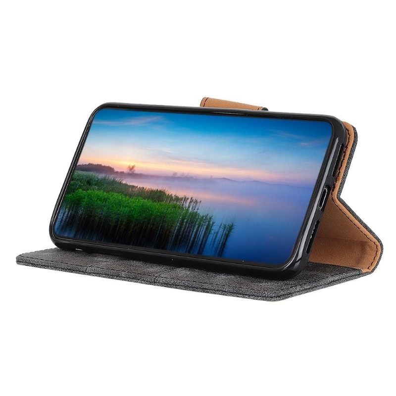Cover voor Poco X3 / X3 Pro / X3 NFC Edouard Kunstleer Vintage
