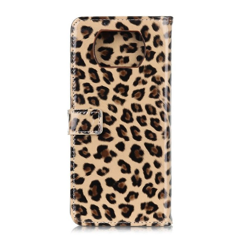Folio-hoesje voor Poco X3 / X3 Pro / X3 NFC Anti-fall Kunstleer Luipaardstijl