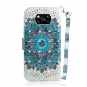 Folio-hoesje voor Poco X3 / X3 Pro / X3 NFC Bloemenmandala