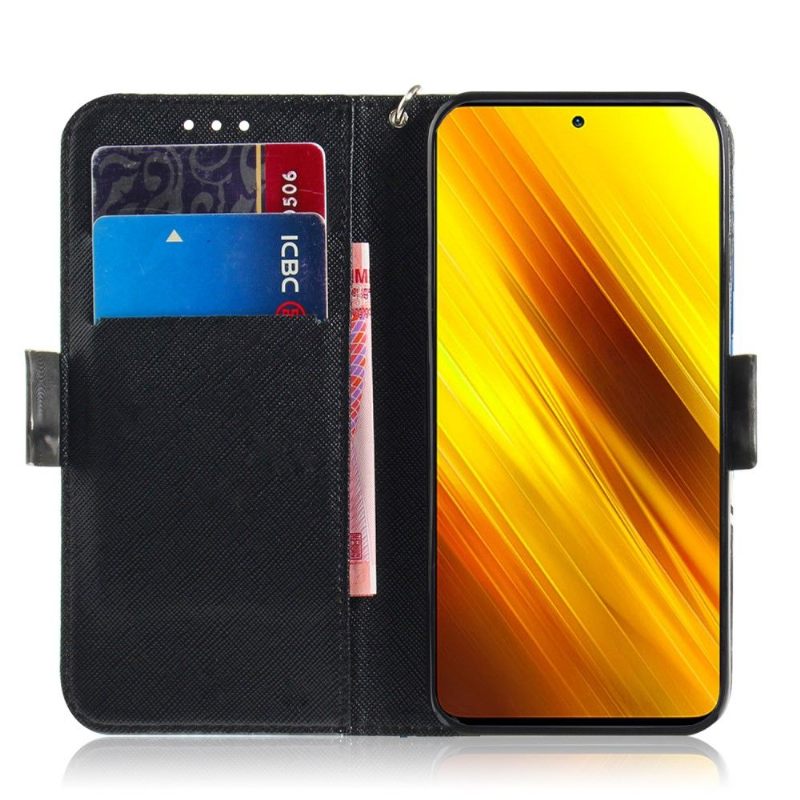 Folio-hoesje voor Poco X3 / X3 Pro / X3 NFC Boze Panda