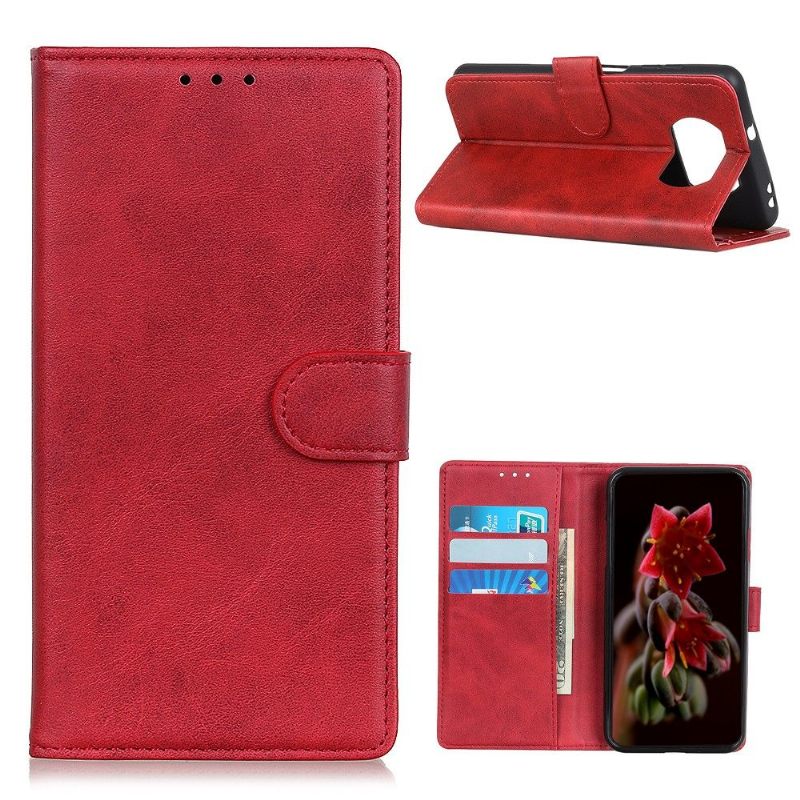 Folio-hoesje voor Poco X3 / X3 Pro / X3 NFC Marius Mat Leereffect