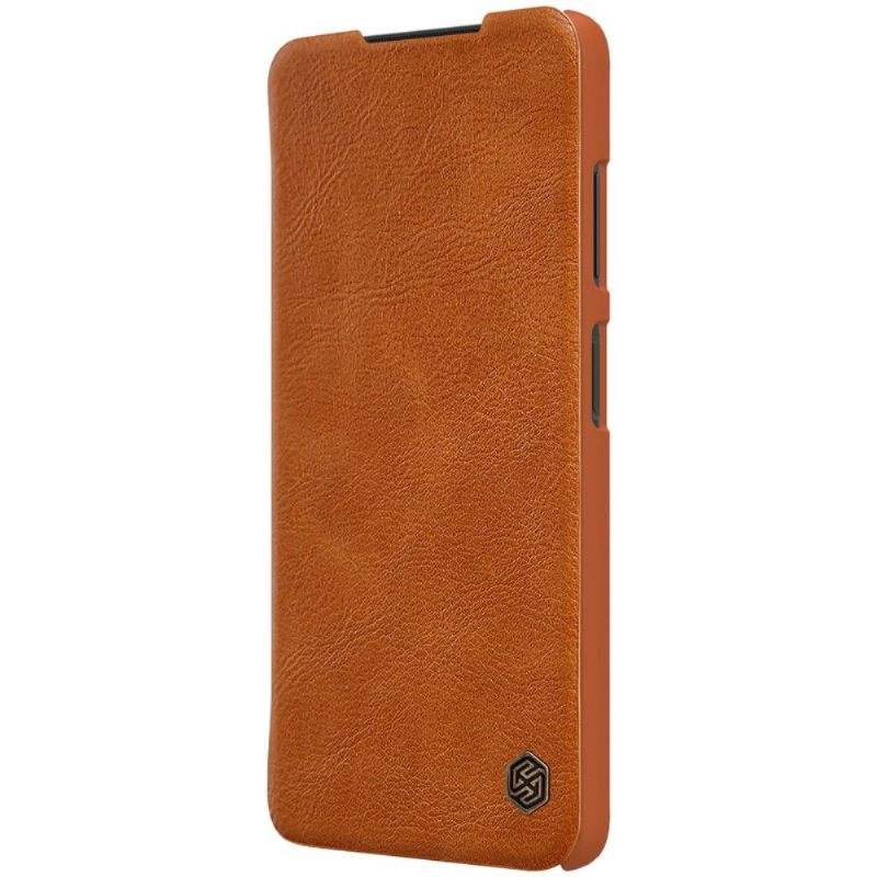 Folio-hoesje voor Poco X3 / X3 Pro / X3 NFC Qin-serie Leereffect