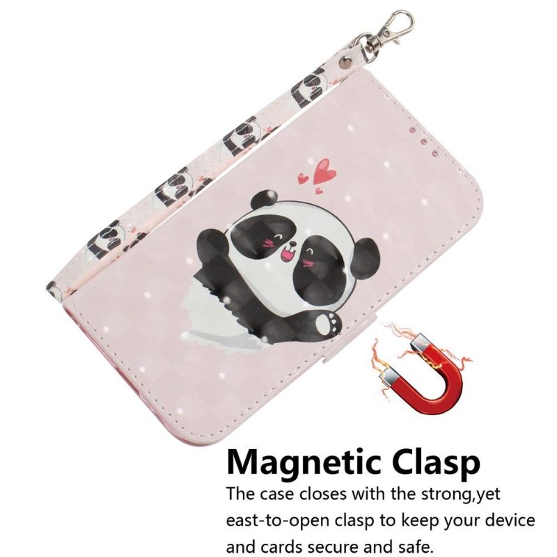 Folio-hoesje voor Poco X3 / X3 Pro / X3 NFC Schattige Panda