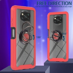 Hoesje voor Poco X3 / X3 Pro / X3 NFC Anti-fall Urban-serie Met Ring