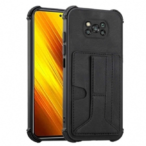 Hoesje voor Poco X3 / X3 Pro / X3 NFC Coline Kaarthouder