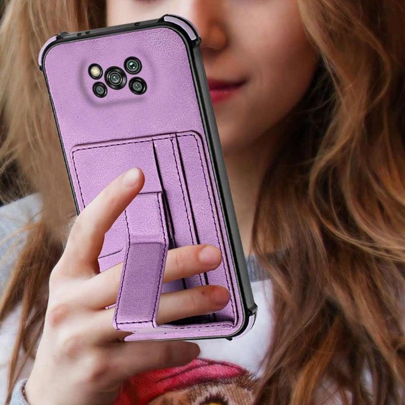 Hoesje voor Poco X3 / X3 Pro / X3 NFC Coline Kaarthouder