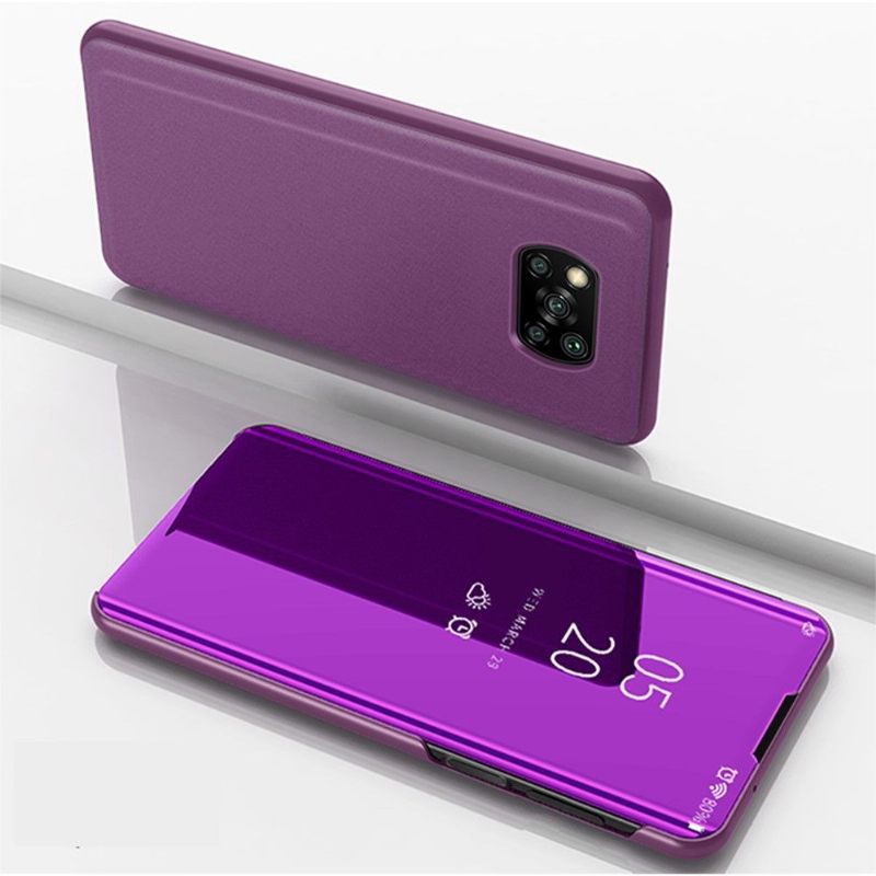Hoesje voor Poco X3 / X3 Pro / X3 NFC Folio-hoesje Spiegeleffect