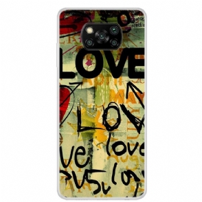 Hoesje voor Poco X3 / X3 Pro / X3 NFC Liefde Liefde Liefde