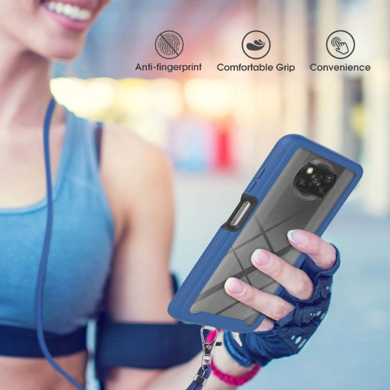 Hoesje voor Poco X3 / X3 Pro / X3 NFC Met Koord Stedelijke Serie