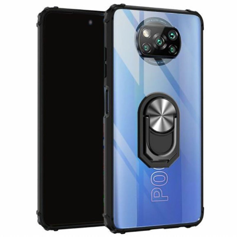 Hoesje voor Poco X3 / X3 Pro / X3 NFC Schokbestendig Met Ring