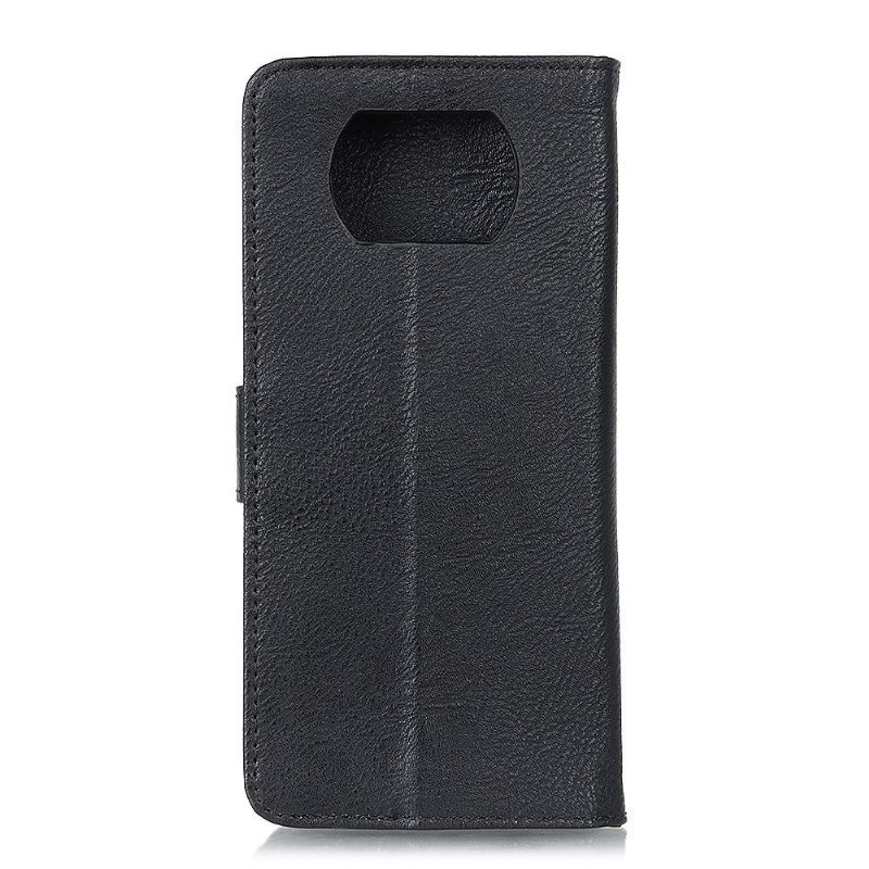 Leren Hoesje voor Poco X3 / X3 Pro / X3 NFC Bescherming Khazneh Leereffect