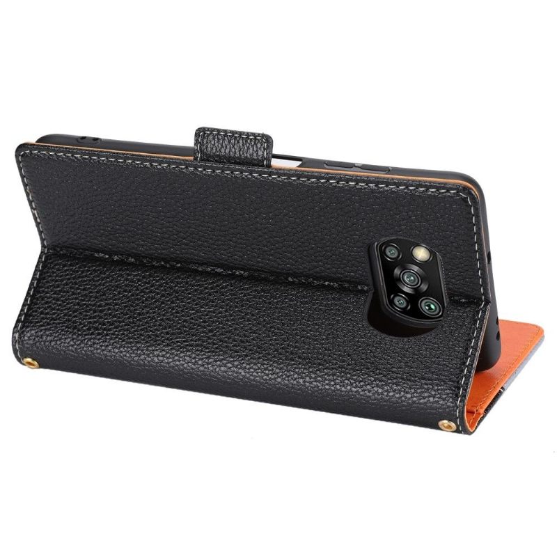 Leren Hoesje voor Poco X3 / X3 Pro / X3 NFC Driekleurige Eva