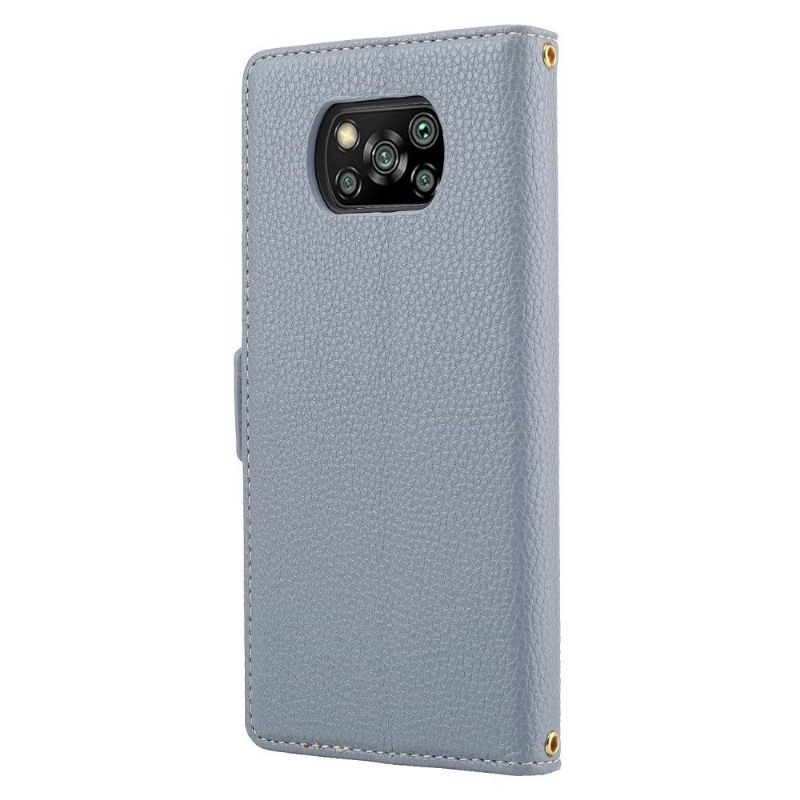 Leren Hoesje voor Poco X3 / X3 Pro / X3 NFC Driekleurige Eva