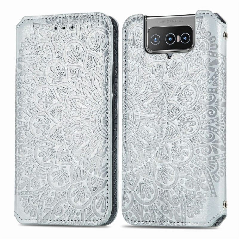 Folio-hoesje voor Asus Zenfone 8 Flip Anti-fall Chique Mandala