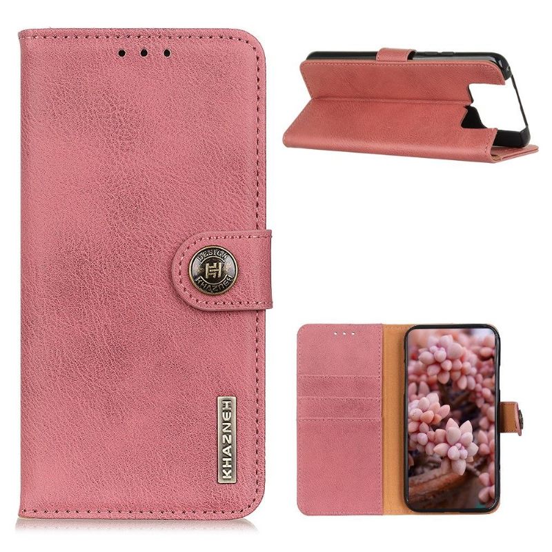 Folio-hoesje voor Asus Zenfone 8 Flip Khazneh Leder Effect Kaarthouder