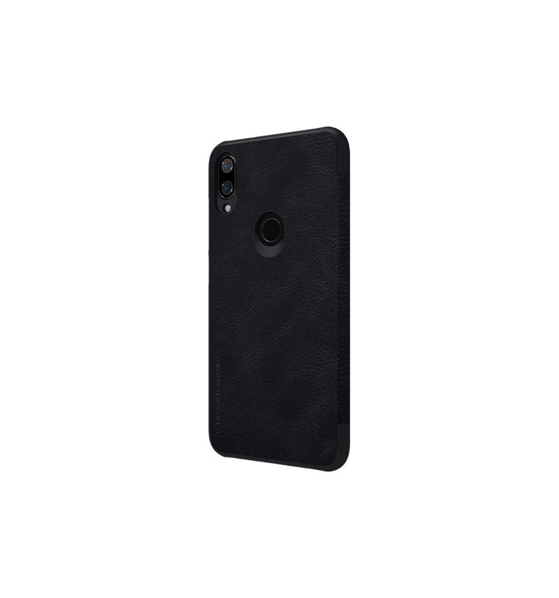 Folio-hoesje voor Xiaomi Mi Play Nillkin Qin Leren Cover - Zwart