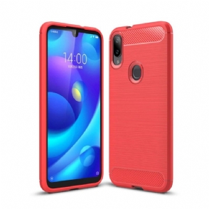 Hoesje voor Xiaomi Mi Play Flexibel Geborsteld Effect
