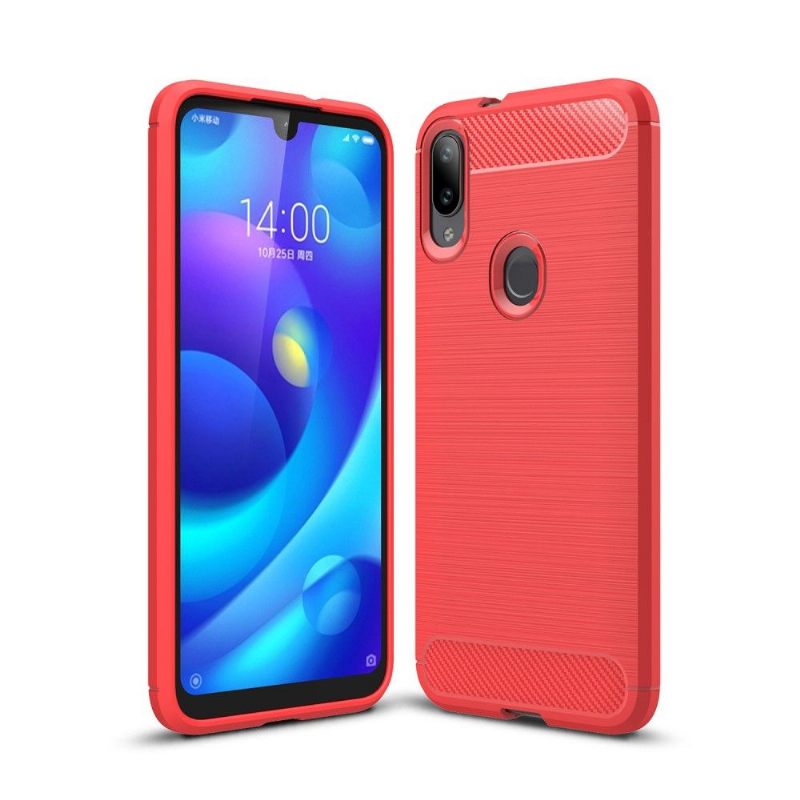 Hoesje voor Xiaomi Mi Play Flexibel Geborsteld Effect