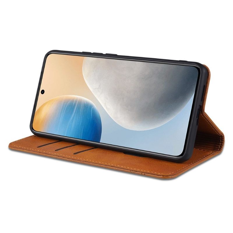 Case voor Vivo X60 Pro Portemonnee Leren Azns Kunstleer