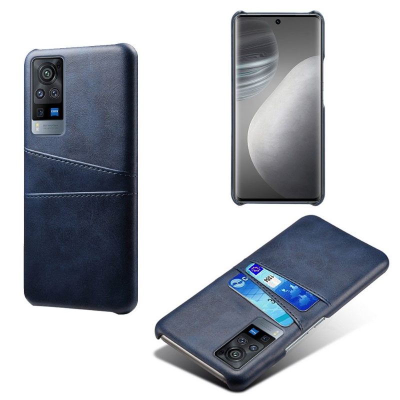 Hoesje voor Vivo X60 Pro Melody Leder Effect Kaarthouder