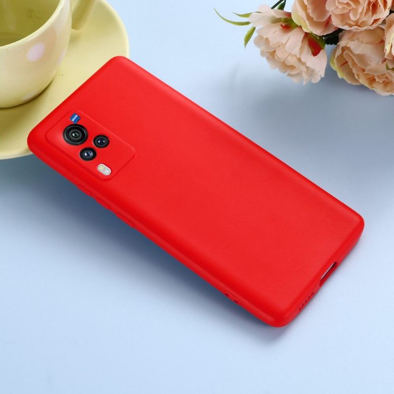 Hoesje voor Vivo X60 Pro Puro Vloeibare Siliconen