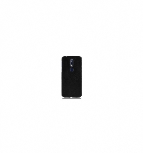 Hoesje voor Nokia 7.1 Leereffect Krokodillenleer Textuur