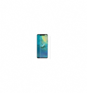Huawei Mate 20 Pro Schermbeschermer Van Gehard Glas Op Ware Grootte - Doorzichtig