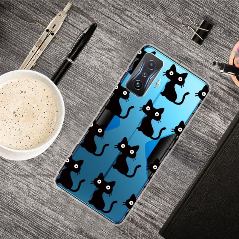 Hoesje voor Poco F4 GT Zwarte Katten