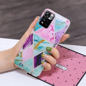 Hoesje voor Xiaomi Redmi Note 11 Pro Plus 5G Anti-fall Geometrie