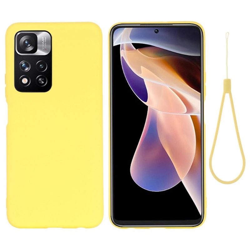 Hoesje voor Xiaomi Redmi Note 11 Pro Plus 5G Anti-fall Puro Vloeibare Siliconen