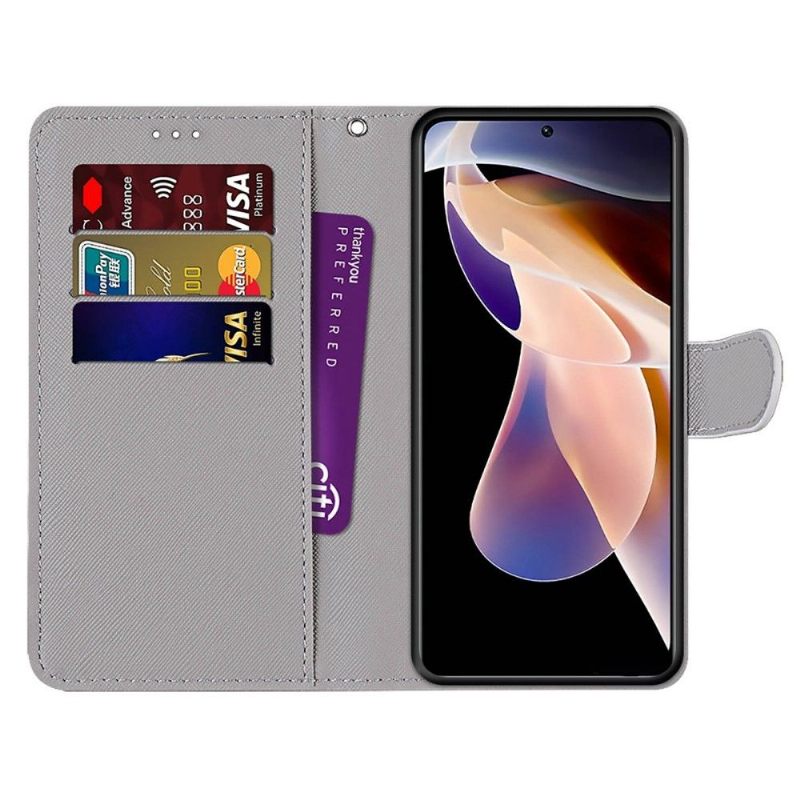 Leren Hoesje voor Xiaomi Redmi Note 11 Pro Plus 5G Bescherming Radioactief Symbool