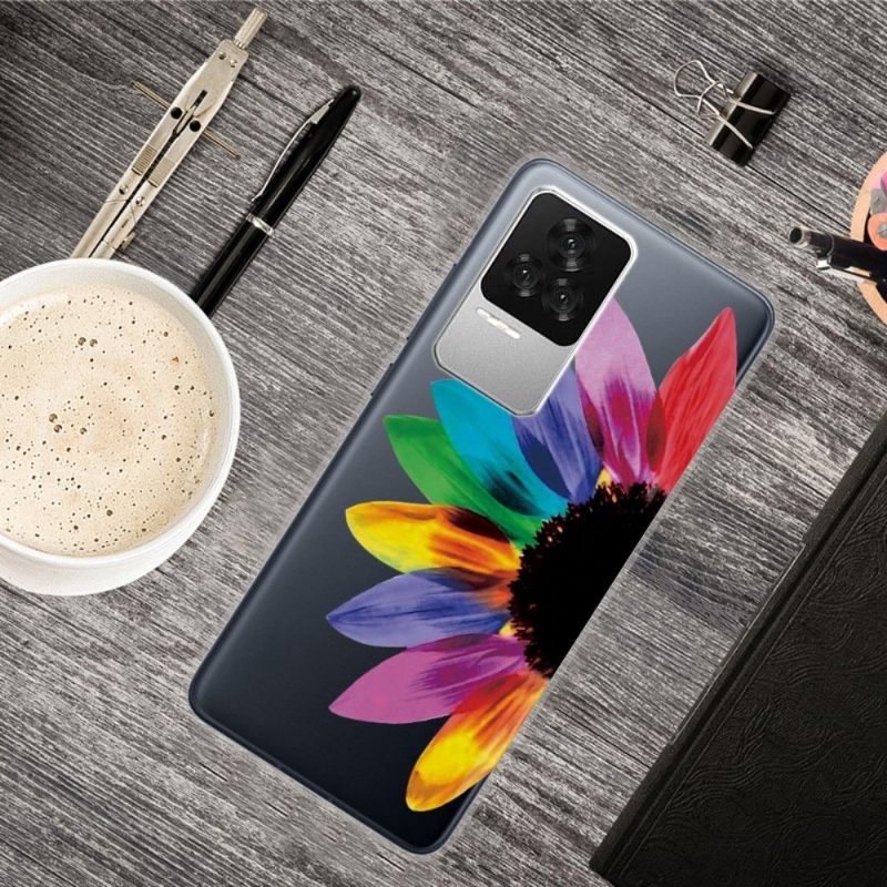 Hoesje voor Poco F4 Kleur Bloemblaadjes