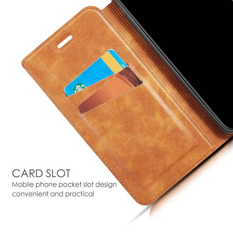 Cover voor OnePlus 7 Pro Folio-hoesje Imitatieleer