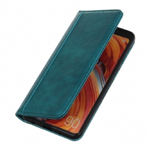 Cover voor OnePlus 7 Pro Sylvester Kunstleer - Groen
