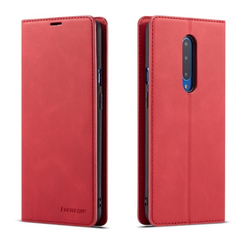 Folio-hoesje voor OnePlus 7 Pro Forwenw Mat Kunstleer